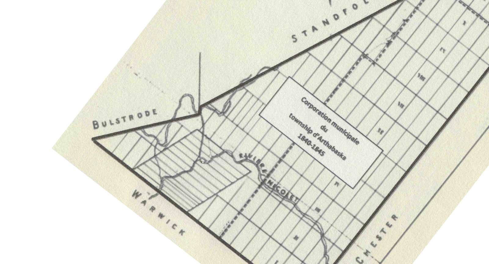 Carte d'origine du territoire